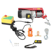 DURAFORCE 1600W 110V 2200lbs Electric Hoist 328ft Wireless & 14ft Wired Remote Control