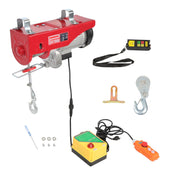 DURAFORCE 1600W 110V 2200lbs Electric Hoist 328ft Wireless & 14ft Wired Remote Control