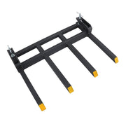 DURAFORCE 42in Clamp on Heavy Debris Fork Universal 2500lbs for Tractor Skid Steer Buckets