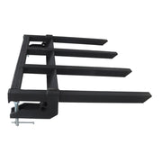 DURAFORCE 42in Clamp on Heavy Debris Fork Universal 2500lbs for Tractor Skid Steer Buckets