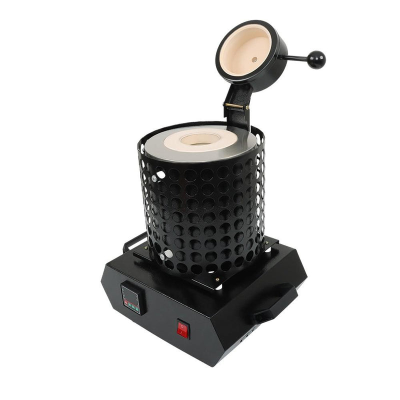 DURAFORCE 3KG Melting Furnace 1400W 110V Fit For Gold Silver Refining Casting Furnace