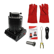 DURAFORCE 3KG Melting Furnace 1400W 110V Fit For Gold Silver Refining Casting Furnace
