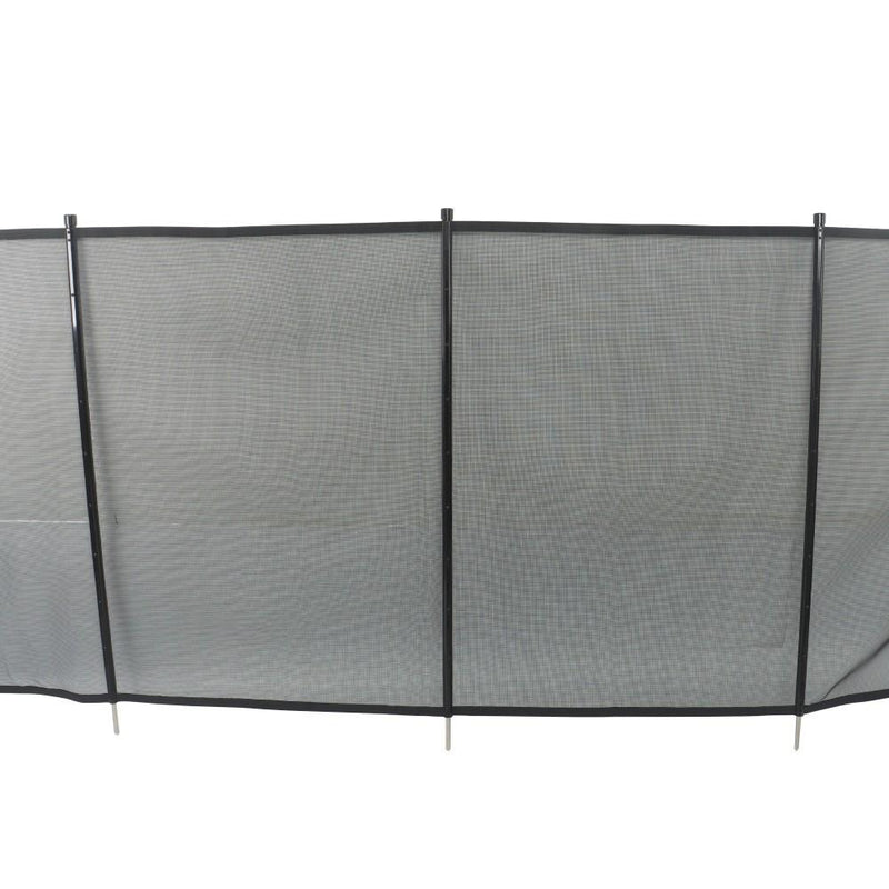 DURAFORCE 4 x 48 FT Outdoor Pool Fence For Inground Pools Removable Child Safety Fencing