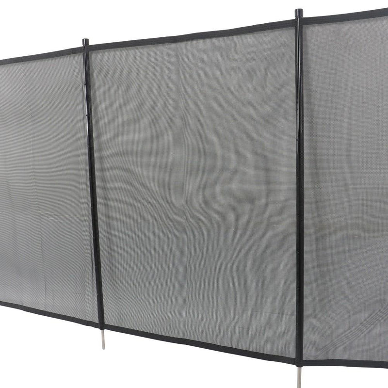 DURAFORCE 4 x 48 FT Outdoor Pool Fence For Inground Pools Removable Child Safety Fencing
