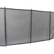 DURAFORCE 4 x 48 FT Outdoor Pool Fence For Inground Pools Removable Child Safety Fencing