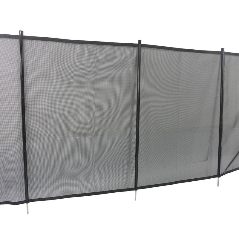DURAFORCE 4 x 48 FT Outdoor Pool Fence For Inground Pools Removable Child Safety Fencing