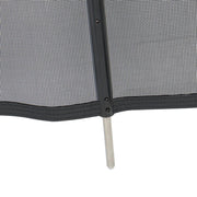 DURAFORCE 4 x 48 FT Outdoor Pool Fence For Inground Pools Removable Child Safety Fencing