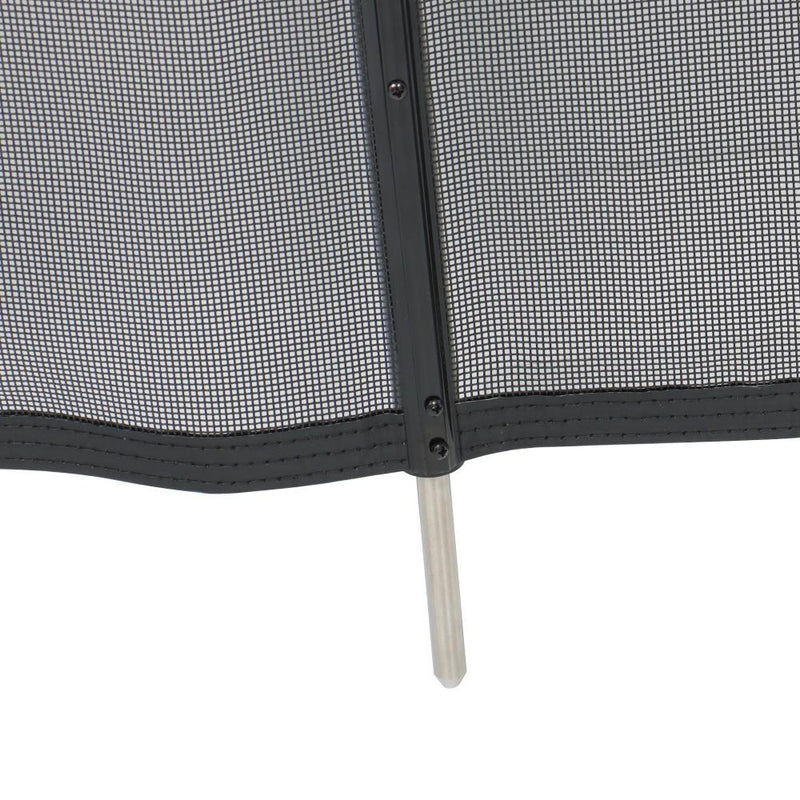 DURAFORCE 4 x 48 FT Outdoor Pool Fence For Inground Pools Removable Child Safety Fencing