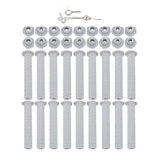 DURAFORCE 4 x 48 FT Outdoor Pool Fence For Inground Pools Removable Child Safety Fencing