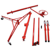 DURAFORCE 16FT Drywall Lifter Panel Hoist Jack Rolling Caster Construction 150lbs W/ Wheel