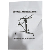 DURAFORCE 16FT Drywall Lifter Panel Hoist Jack Rolling Caster Construction 150lbs W/ Wheel