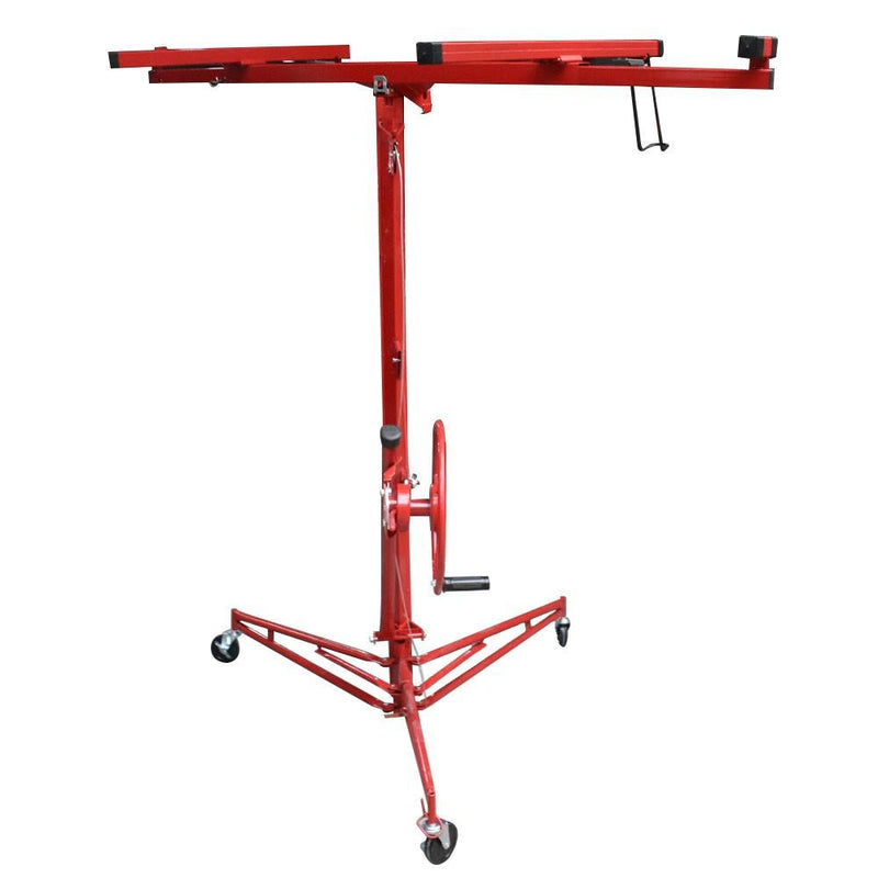 DURAFORCE 16 FT Drywall Lift Plasterboard Panel Rolling Lifter Lockable 150 Lbs
