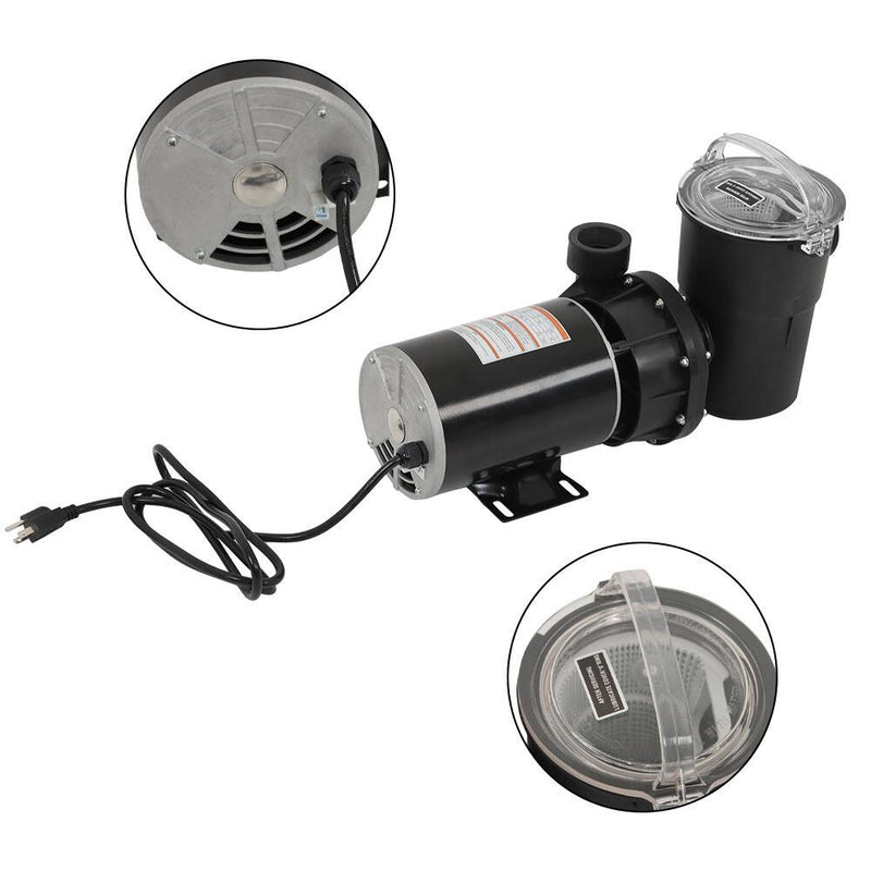DURAFORCE For Hayward W3SP1580X15 Above Ground Swimming Pool Pump 1.5HP 115V with 3' Cord