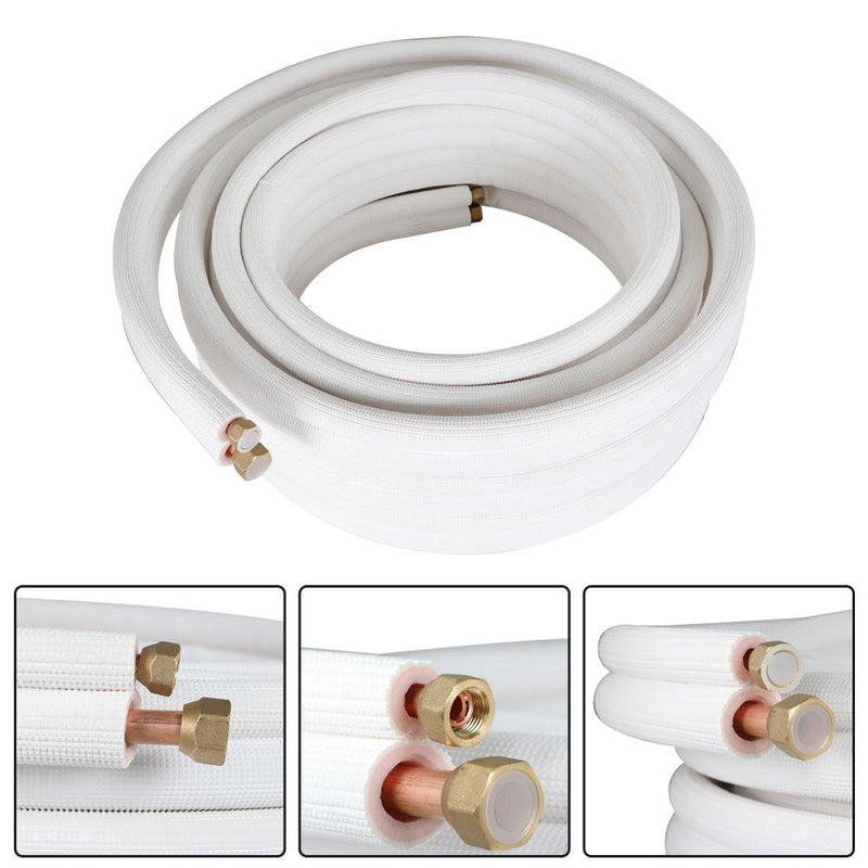 DURAFORCE Install Kit For Mini Split Heat Pump Systems 3/8*5/8 Inch*50Ft With Accessories