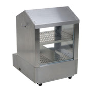 DURAFORCE 2-Tier Hot Dog Hut Steamer with Precise Temp Control & Bun Warmer 27L