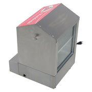DURAFORCE 2-Tier Hot Dog Hut Steamer with Precise Temp Control & Bun Warmer 27L
