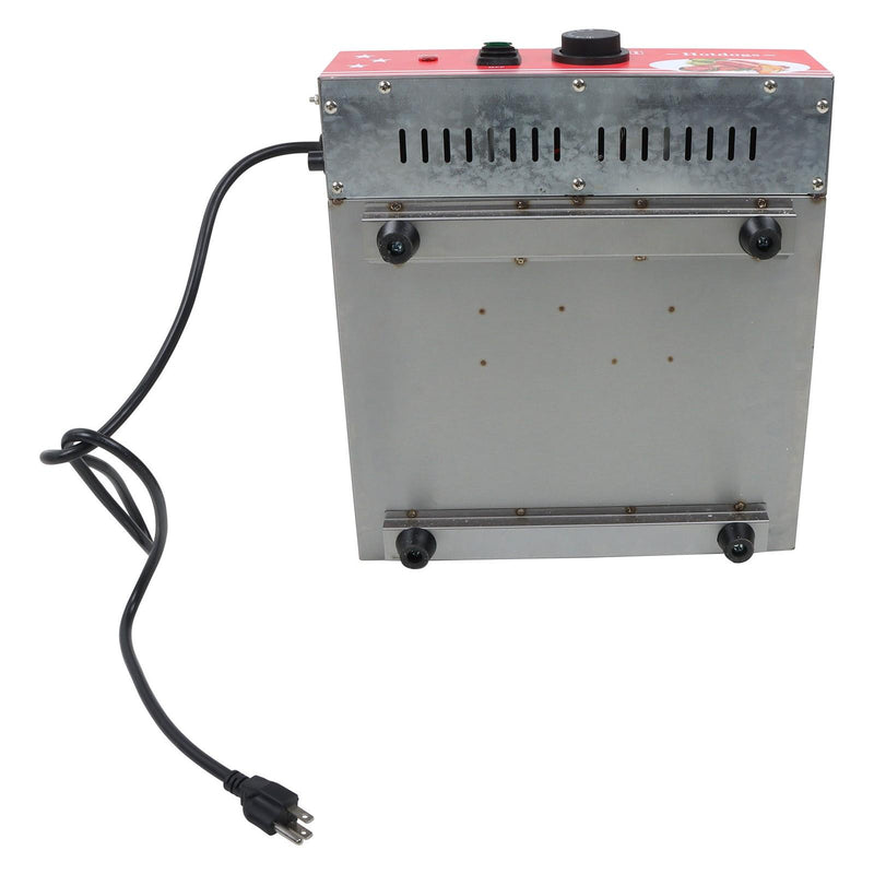 DURAFORCE 2-Tier Hot Dog Hut Steamer with Precise Temp Control & Bun Warmer 27L
