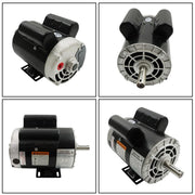 DURAFORCE 5 HP SPL 1 Phase 3450RPM Electric Air Compressor Duty Motor 56HZ 7/8" Shaft New