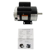 DURAFORCE 5 HP SPL 1 Phase 3450RPM Electric Air Compressor Duty Motor 56HZ 7/8" Shaft New
