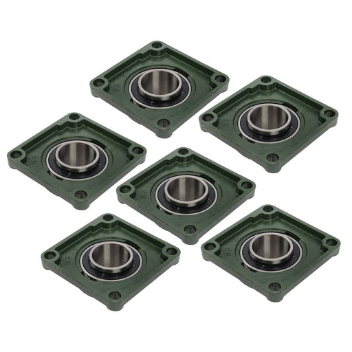 DURAFORCE UCF212-39 Pillow Block Bearing 2-7/16" Bore 4Bolt Solid Base Self-Aligning 6 Pcs