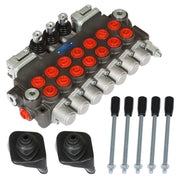 DURAFORCE 11GPM Hydraulic Directional Control Valve 7Spool 2JOYSTICK 40L BSPP Port