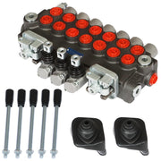 DURAFORCE 11GPM Hydraulic Directional Control Valve 7Spool 2JOYSTICK 40L BSPP Port