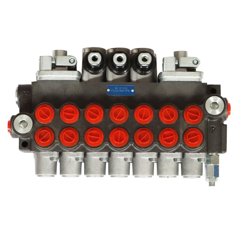 DURAFORCE 11GPM Hydraulic Directional Control Valve 7Spool 2JOYSTICK 40L BSPP Port