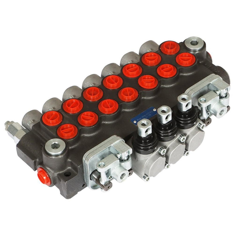 DURAFORCE 11GPM Hydraulic Directional Control Valve 7Spool 2JOYSTICK 40L BSPP Port