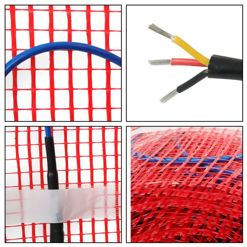 DURAFORCE 100 Sqft Floor Heating Mat Kit Electric Radiant Floor Heating System 120V