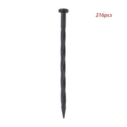 DURAFORCE 246FT 2" Garden Landscape Edging No Dig Lawn Edging Border With 216 8-In Spikes