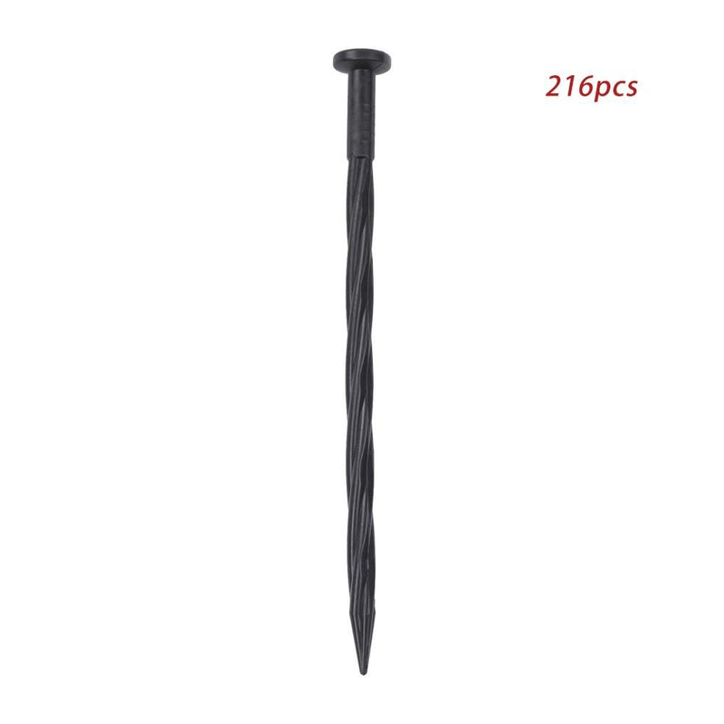 DURAFORCE 246FT 2" Garden Landscape Edging No Dig Lawn Edging Border With 216 8-In Spikes