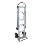 DURAFORCE 2 In 1 Folding Trolley 1000Lb Aluminum Hand Truck Convertible Folding Dolly Cart