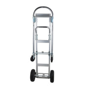 DURAFORCE 2 In 1 Folding Trolley 1000Lb Aluminum Hand Truck Convertible Folding Dolly Cart