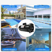 DURAFORCE 2 HP 3450 RPM 48Y Frame Square Flange 230V Swimming Pool Motor # USQ1202