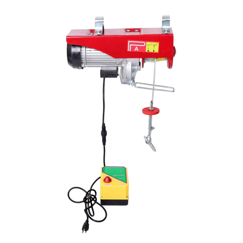 DURAFORCE 2200lbs Wireless Remote Control 328ft/100m PA1000 Mini Electric Hoist 1600W 110V