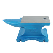 DURAFORCE Forged Steel 50kg 110Lb Blacksmith Anvil Heat Treated Long Round Horn Horn Anvil