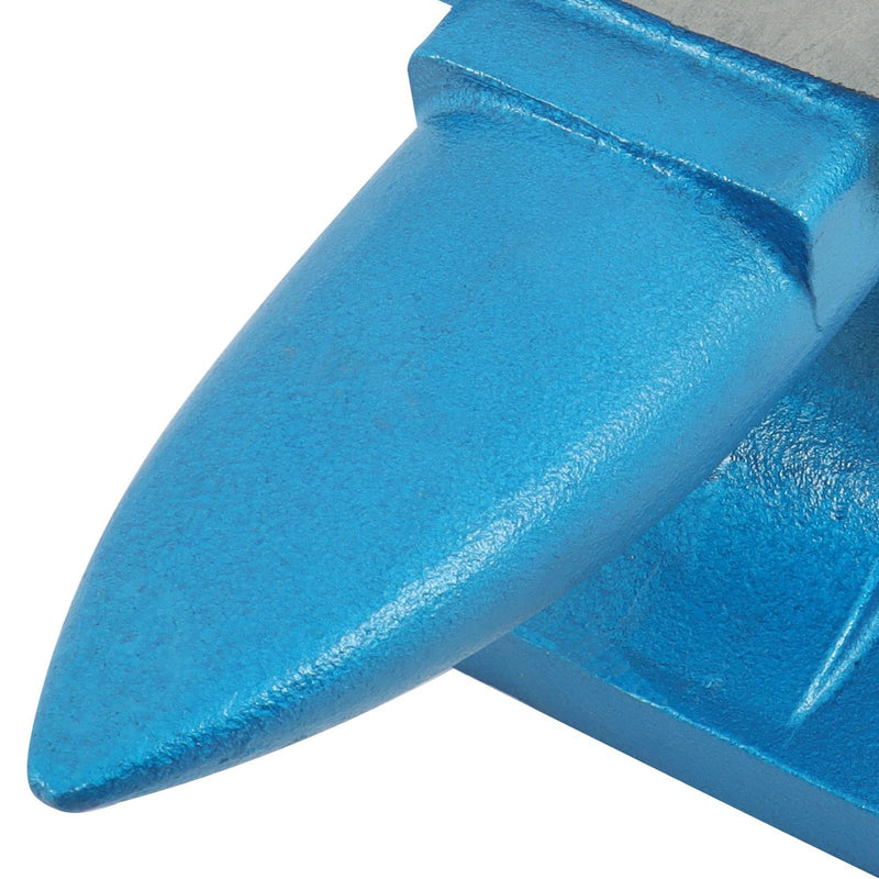 DURAFORCE Forged Steel 50kg 110Lb Blacksmith Anvil Heat Treated Long Round Horn Horn Anvil