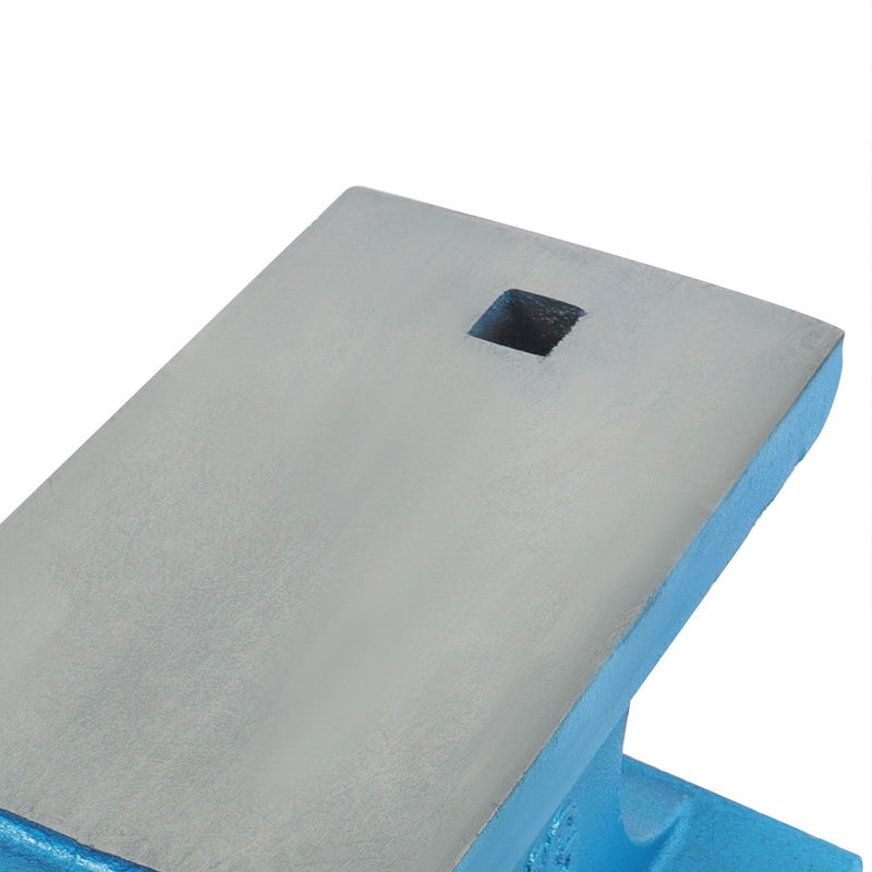 DURAFORCE Forged Steel 50kg 110Lb Blacksmith Anvil Heat Treated Long Round Horn Horn Anvil