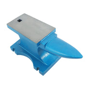 DURAFORCE Forged Steel 50kg 110Lb Blacksmith Anvil Heat Treated Long Round Horn Horn Anvil