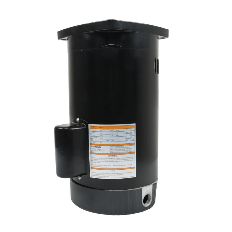 DURAFORCE 2HP Square Flange Pool Pump Motor Threaded Shaft Swimming Pool Pump B2855 230V