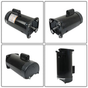 DURAFORCE 2HP Square Flange Pool Pump Motor Threaded Shaft Swimming Pool Pump B2855 230V