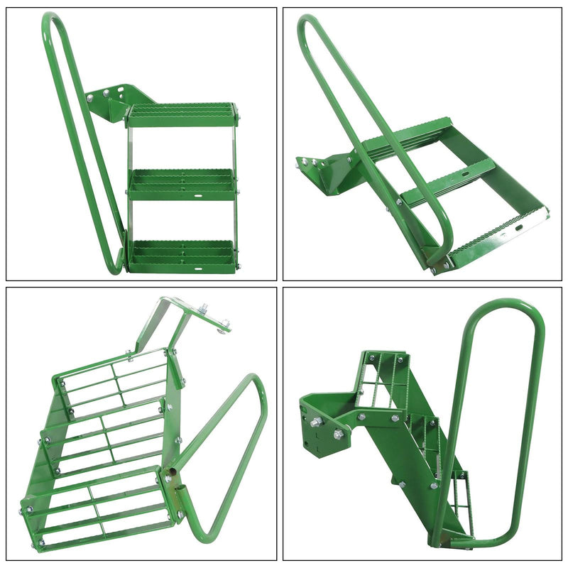 DURAFORCE Fit For John Deere 4050 4240 4430 4630 4440 Left Handrail Stair Step Kit Green