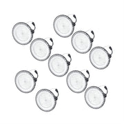 DURAFORCE 10 Pcs 100W UFO High Bay Light LED Industrial Commercial Shop Light Fixtures