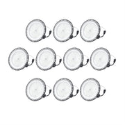 DURAFORCE 10 Pcs 100W UFO High Bay Light LED Industrial Commercial Shop Light Fixtures