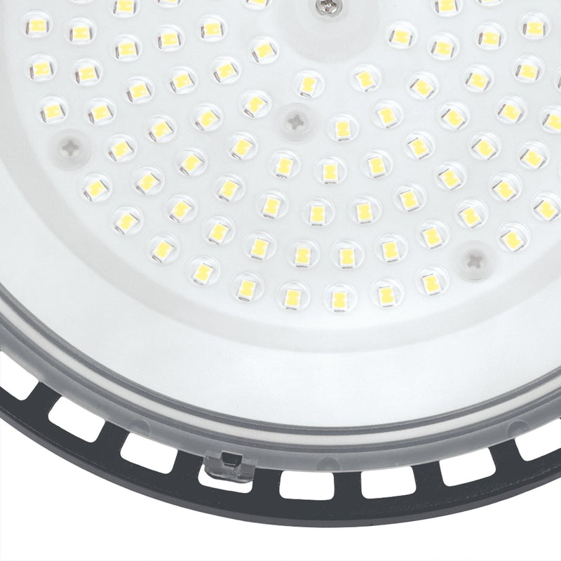 DURAFORCE 10 Pcs 100W UFO High Bay Light LED Industrial Commercial Shop Light Fixtures