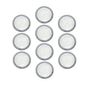 DURAFORCE 10 Pcs 100W UFO High Bay Light LED Industrial Commercial Shop Light Fixtures
