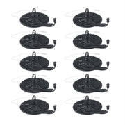 DURAFORCE 10 Pcs 100W UFO High Bay Light LED Industrial Commercial Shop Light Fixtures