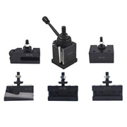 DURAFORCE 6 Pieces BXA 250-222 Wedge Type Tool Post Holder Set For Swing Dia 10-15"