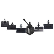 DURAFORCE 6 Pieces BXA 250-222 Wedge Type Tool Post Holder Set For Swing Dia 10-15"