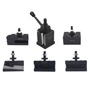DURAFORCE 6 Pieces BXA 250-222 Wedge Type Tool Post Holder Set For Swing Dia 10-15"